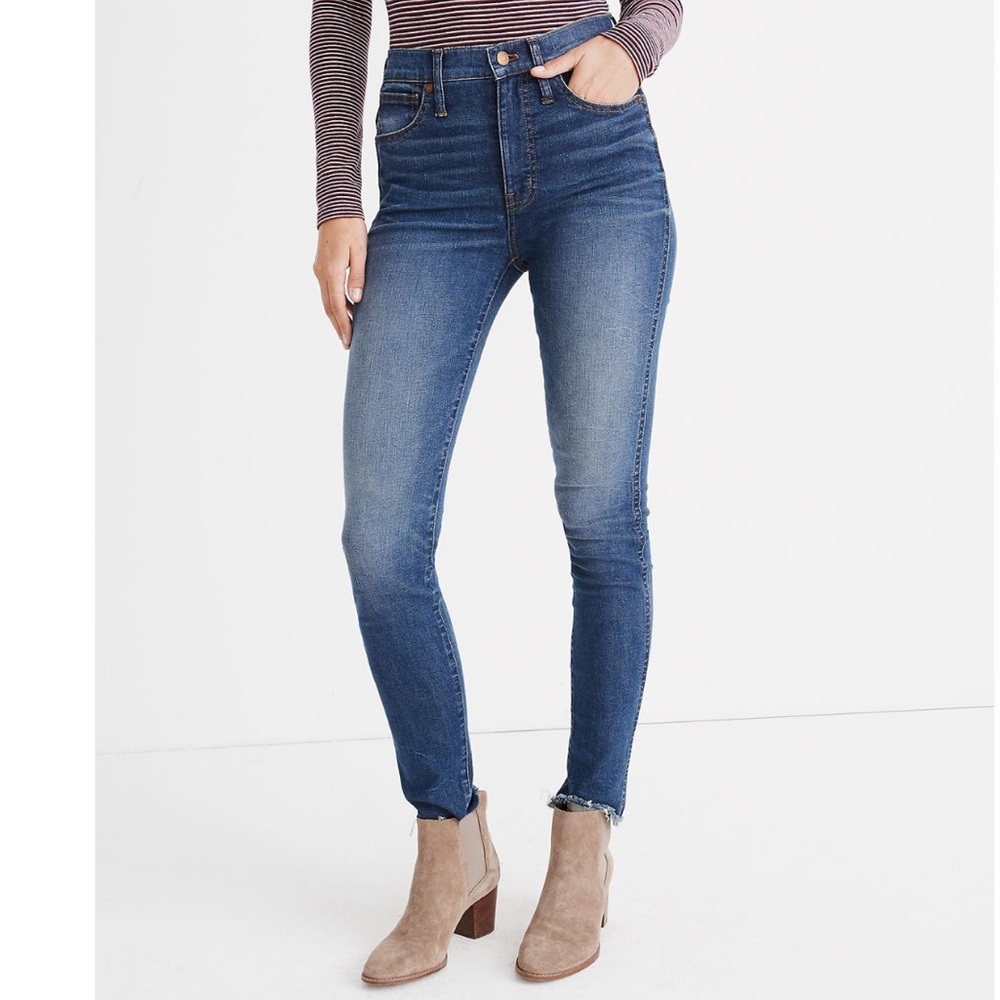 Madewell 10" High-Rise Skinny in Brockton Wash